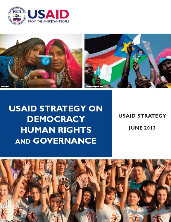 USAID Strategy on Democracy, Human Rights and Governance